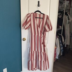 Wrap Dress Cotton, Size M